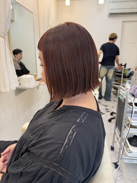 ミュール(meulu-) ボブ×オレンジ