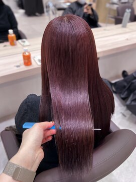 シュク 高円寺(SYUK) カシス/艶カラー/上品/ブリーチなし【SYUK高円寺】kanna