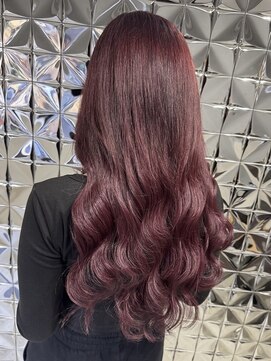 ラブスタシー 京都河原町店(lovestasy) シールエクステ/ワインレッド/ダブルカラー/ブリーチ/髪質改善