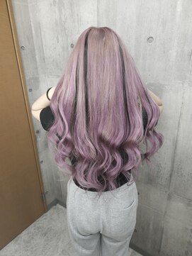 フォックス 四日市店(FOX) ハイライト風エクステ/巻き髪