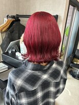 トリコ(ToricO)&nbsp;ワインレッド　アクリルレッド　ダブルカラー　ブリーチカラー