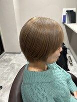 ミミー(mimiiy)&nbsp;ミルクティーベージュ＆ショートボブ