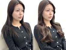 チグン(Jigun)の雰囲気(巻ける韓国風シールエクステ(60本)【ダブルカラー/イルミナ】)