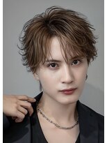 オーシャントーキョー 大阪(OCEAN TOKYO)&nbsp;ワックスなしツーブロックメンズセンターパートニュアンスパーマ