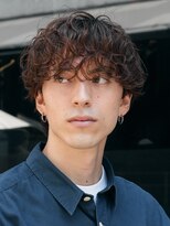 フィフス 大分(fifth)&nbsp;大分シャドウパーマメンズカットラウンドマッシュツーブロック