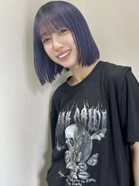 ヌークバイラヴェスト 四日市(neuk by lovest)&nbsp;ボブ×ラベンダーアッシュ
