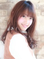 レガーミ(Legami)&nbsp;ワイドバング＆モーブカラーのワンサイドくびれ風ヘア side