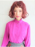☆ピンクパープルのミニバングボブ☆