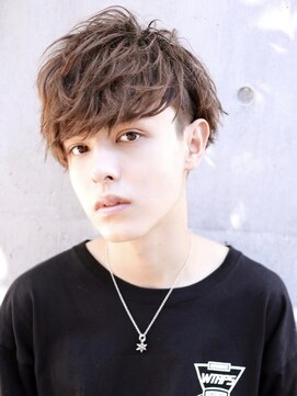 フレイバ 吉祥寺(FLAVA) 【FLAVA】無造作サイドパートショート ツーブロックテクノマット