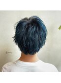 ネイビーブルーヘア