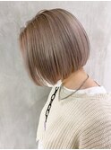 ピンクブロンド_ラベンダーカラーくびれミディ_ba319081