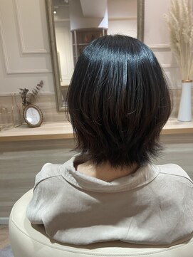 アンド ラ ブランシュ(&.La Blanche) 伸ばしかけナチュラルウルフ 大宮東口/髪質改善ヘッドスパ専門店