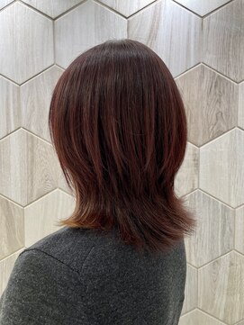 ビューティドレッセヤマノ 池袋パルコ(Beauty Dresse YAMANO) 【白髪染め】ピンクブラウン×ミディアムレイヤー