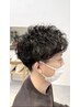 【メンズオススメ】カット＋コスメパーマ＋頭皮ケア￥14600→￥13140