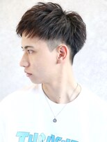 クロト 福岡本店(KUROT)&nbsp;ツーブロック刈り上げビジネス短髪束感黒髪アップバング