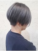 【Flor_戸塚】*大人前下がりショート+シルバーアッシュ*
