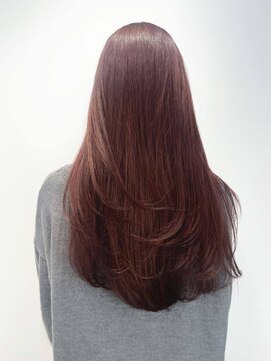 ノエロク 岐阜(noe rok) 【チェリーレッドカラー】韓国風レイヤースタイル