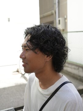 ヒカリス 中崎店(HIKARIS) メンズ × パーマ