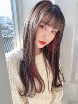アミ 梅田(amie) 【cute】ピンク系インナーカラー＊20代30代40代50代