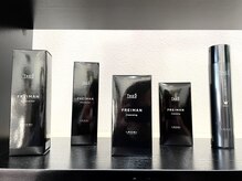 バーバーフクシマ(BARBER.F.FUKUSHIMA)の雰囲気（メンズに人気の"THEO"を使用。爽やかな香りで髪と頭皮のケアを◎）