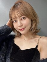 トルネード(TORNADO)&nbsp;くびれボブ シースルーバング 似合わせカット 丸顔 面長 A1206