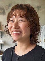 ニュイ(NUIT)&nbsp;ショートボブ韓国丸みショートカットミルクティーベージュカラー