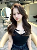 イメチェン外ハネボブ美髪ワイドバングミディアムレイヤーカット