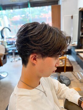 アイリーヘアデザイン(IRIE HAIR DESIGN) 【IRIE HAIR福岡】フェザーパーマ×毛流れパーマ