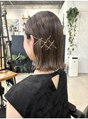 【天神.大名.今泉】カチッとボブお呼ばれヘアセット
