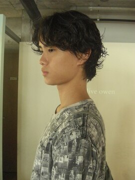 ノラジャーニー(NORA Journey) メンズボブウルフメンズミディアムレイヤーカットメンズウルフ