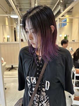 シダ(sida) グラデーションカラー「パープルブラック」
