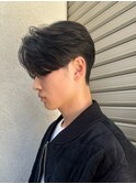 センターパート/毛流れショート/ハンサムショート