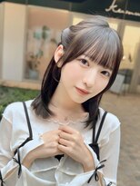 クム(kumu)&nbsp;【kumu】ミディアムレイヤー/顔周りカット/栄/名古屋
