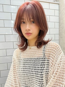 アルマモモ(Alma momo) 透明感ピンクブラウンレイヤー