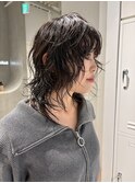 天神大名レイヤーカット大人レイヤーくびれヘアロング今泉