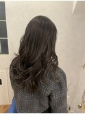 極細ハイライトアッシュグレージュ