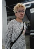 ブロンド　スパイキーショート