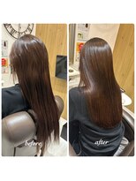 コルテ 倉敷西阿知店(CoRte.)&nbsp;顔周りレイヤー/韓国風ヘア/ヘアエステ/完全個室/うる艶髪/美髪