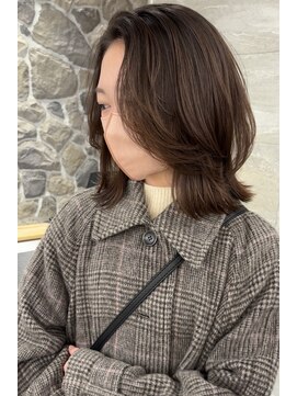 サロウィン 那覇店(SALOWIN) 海外ボブレイヤーカット×ナチュラルカラー