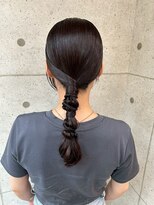 バンクスヘアー(BANK'S HAIR)&nbsp;【池袋】結婚式 ヘアセット カチモリ　タイト　アレンジ