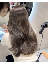 エヌ 大阪梅田店(enu) 【大阪梅田】透明感フォギーグレージュカラー