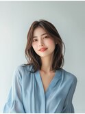 ニュアンス/イメチェン/外ハネボブ/美髪/ワイドバング/髪型