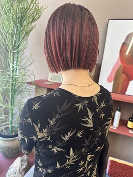 フェンヘアーアイス 中目黒(Fen.hair ici) 大人かわいいダブルカラーブリーチアッシュグレーカラー