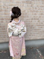 美容室こころ 成人式の着付けとヘアセット
