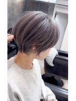 イヴ ヘアコード(EVE hair coord)&nbsp;丸みショートxシルバーグレージュ