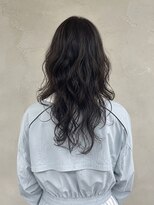 吉 船橋(kici)&nbsp;艶感暗髪ロングレイヤー/デジタルパーマ/韓国風ウェーブ/船橋