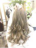 外国人風×プラチナクールベージュ