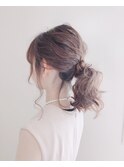 ポニーテール簡単アレンジ♪