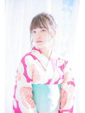 ヴァンクシー バイ ルナ(VANKCY by Luna) お団子 浴衣ヘア ヘアセット ヘアアレンジ 20代 30代 着物ヘア