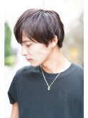 コンマヘアにクールなショートレイヤー新宿